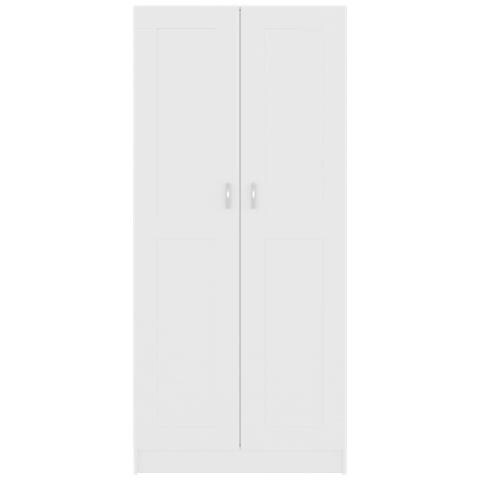 Libreria Bianca 82,5x30,5x185,5 cm in Legno Multistrato - Foto 2