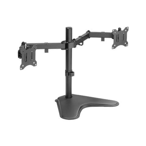 Supporto Per Doppio Monitor Bp0099 Supporto Da Tavolo, 17-32"", Peso Massimo (capacità) 8 Kg, Nero - Foto 2