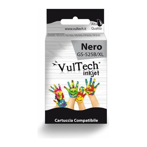 GS-525B, Nero, Canon, PGI-525BK, Pixma : IP4820 IP4850 IP 4950 MG 5150, MG 5250, MG 6150, MG 8150, MX 885, , MG 6250, MG 8250, MG 8240, Ad inchiostro, Scatola - Foto 1