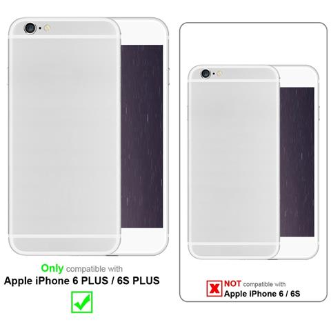 Cadorabo Custodia Compatibile Con Apple Iphone 6 Plus / Iphone 6s Plus In Blu Fiore - Coperchio Protettivo In Design Floreale Con Chiusura Magnetica, Funzione Stand E Slot Per Carte - Foto 8