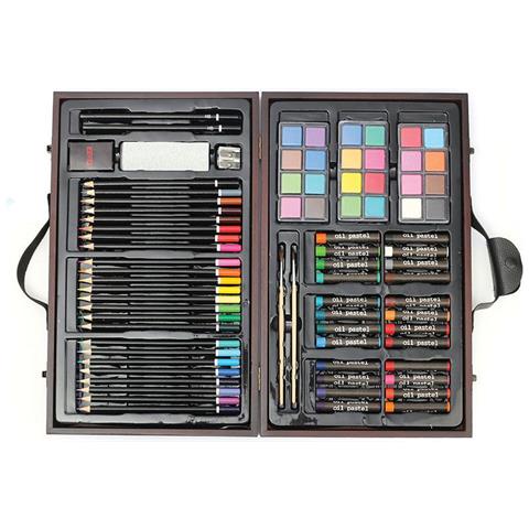 Valigetta Per Artisti - Pittura, Disegno E Pastelli - 80 Pezzi - Foto 2