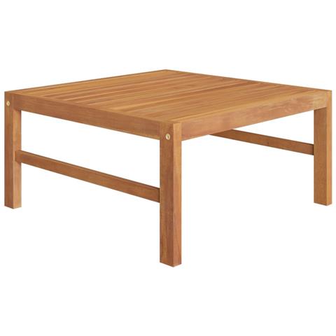 Set Divani Da Giardino 4pz Cuscini Crema Legno Massello Di Teak - Foto 2