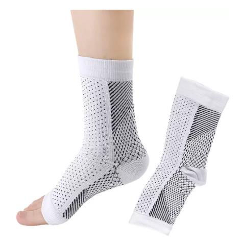 Calze Corte A Compressione 1 Paio Bianco S /m - Foto 5