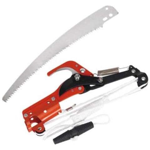 Svettatoio Taglia Rami In Metallo Azionamento A Corda + Segaccio 350 Mm - Foto 1