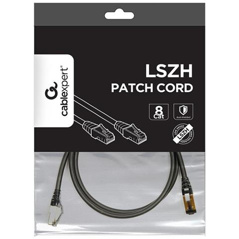 PP8-LSZHCU-BK-1M cavo di rete Nero Cat8 S /FTP (S-STP) - Foto 2