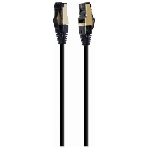 PP8-LSZHCU-BK-1M cavo di rete Nero Cat8 S /FTP (S-STP) - Foto 1
