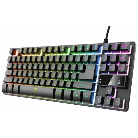 Tastiera Cablato 8713439240672  per Gaming (Layout QWERTY) Colore Nero. Argento - Foto 1