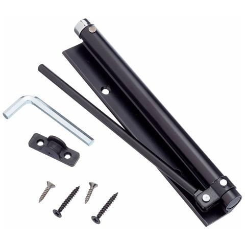 Chiudiporta Mc02 Ne M57202 Bacino Nero Alluminio 20 X 3 Cm - Foto 3