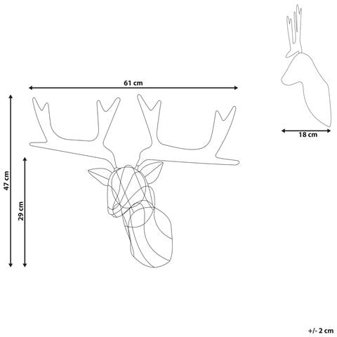 Decorazione Da Esterno Luci Led Nero 47 Cm Nellim - Foto 5