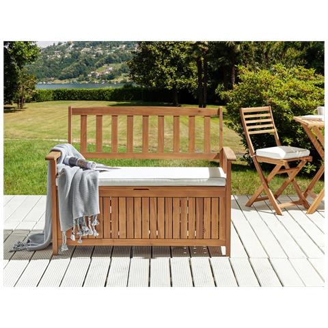 Cuscino Bianco Per Sedia 45 X 108 Cm Sovana - Foto 1