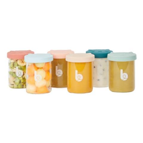 A004314 recipiente per cibo Rotondo Barattolo 0,25 L Trasparente 6 pz - Foto 1