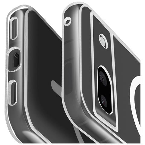 Cover Magsafe Per Google Pixel 8a Retro Rigido Bordo Flessibile Fina - Foto 5