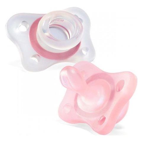 Gommotto Chicco 7308851 Physioforma 2 Pz Bimba Dual Soft 2-6m Traspare - Foto 1