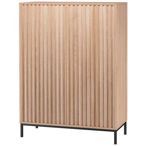 Celine Credenza 2 Ante In Particelle Di Legno Nature - Foto 1