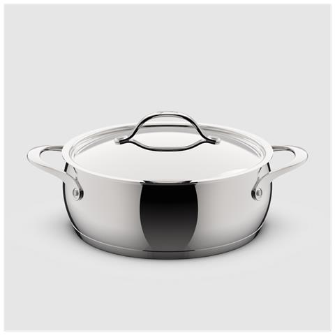 Padella In Acciaio Inox Da 26 Cm + Coperchio - 011108032426 - Foto 1