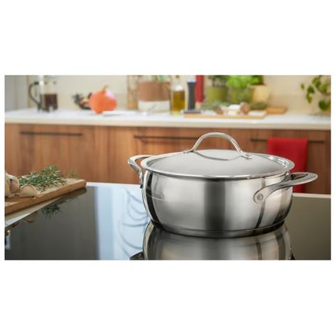 Padella In Acciaio Inox Da 26 Cm + Coperchio - 011108032426 - Foto 4