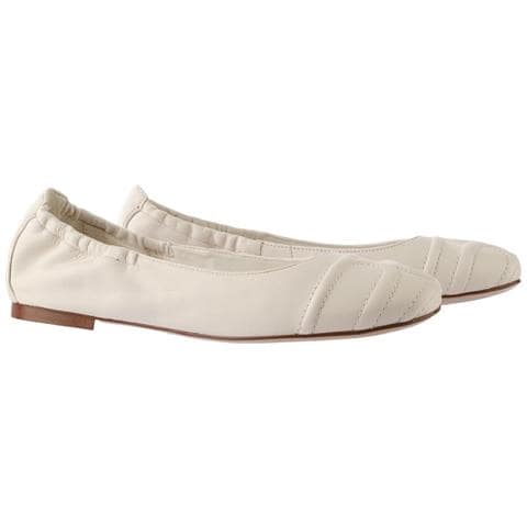 Daisy Ballerinas Ballerine Pelle Scarpe Donna Beige Eu 38, 7-100520 1200 - Foto 1