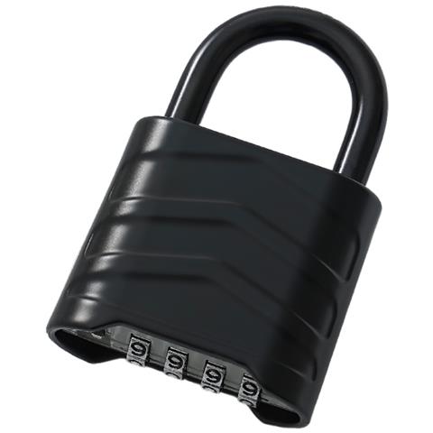 Nuovo Lucchetto Con Combinazione Ad Apertura eriore Black - Foto 1