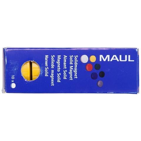Solid magnete per frigorifero Plastica Giallo 10 pz - Foto 2