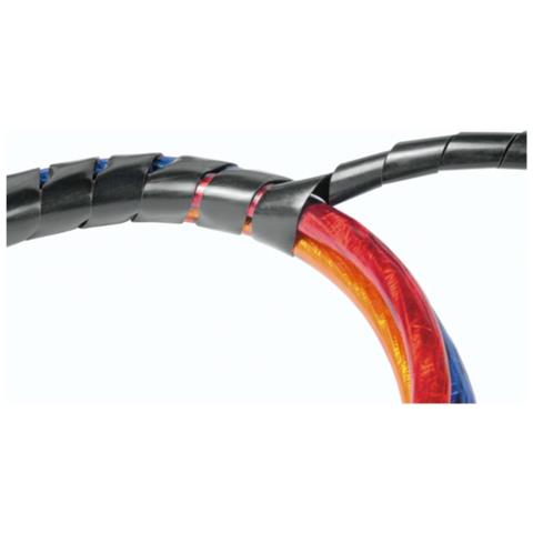 00220994 Organizer Per Cavi Guaina Intrecciata Per Cavi Nero 1 Pz - Foto 3