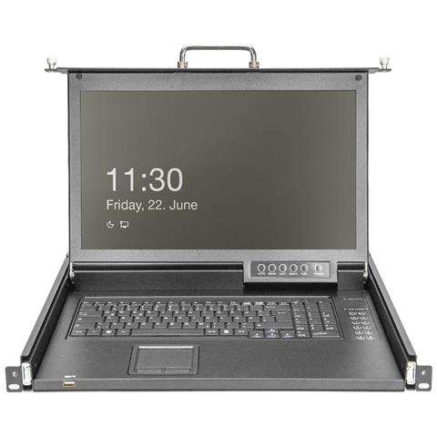 DS-72220-1GE console a rack 43,2 cm (17") 1920 x 1080 Pixel Nero 1U - Foto 2