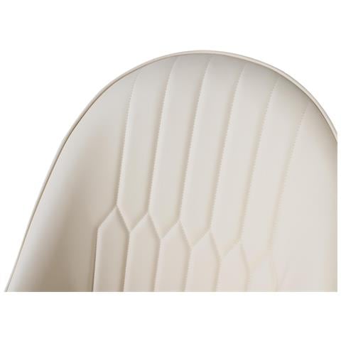 Set Di 4 Sedie Rivestite E Gambe In Acciaio - Foto 5