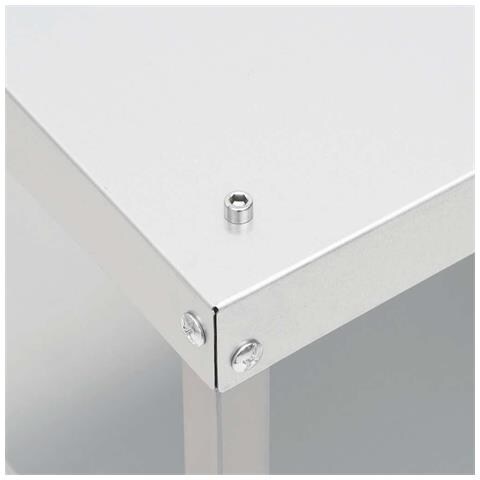 Forno Affumicatore BBQ con Tavolino in Acciaio Zincato - Foto 9