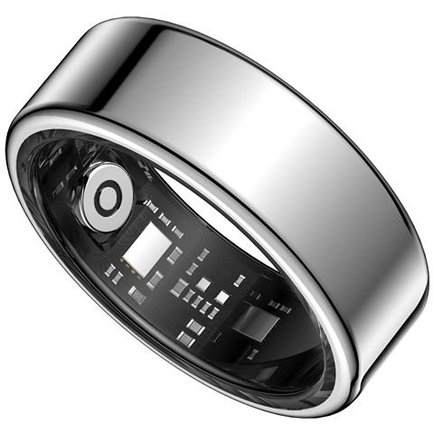 Anello Intelligente Impermeabile Ip68+5atm - Monitoraggio Salute E Notifiche Silver 10 - Foto 2