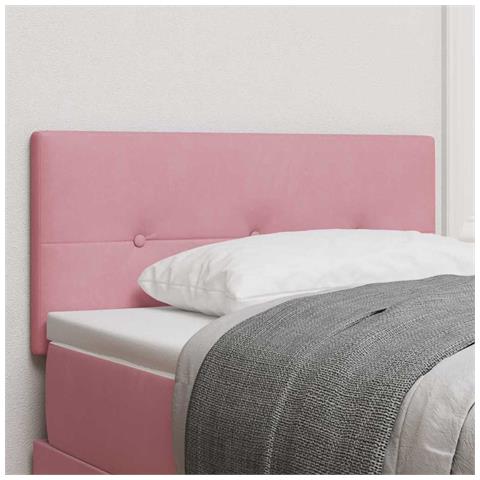 Testiera con luci a strisce a LED Rosa 100 cm Velluto - Foto 2