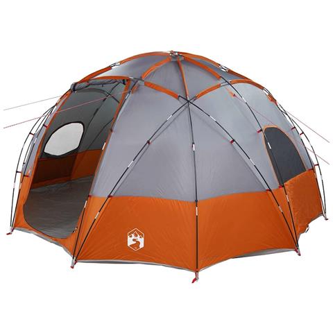 Tenda da campeggio Grigio e arancione 475 x 475 x 235 cm - Foto 1