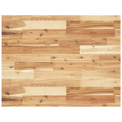 Piano Tavolo Rettangolare 80x60x4cm in Legno Massello di Acacia - Foto 1
