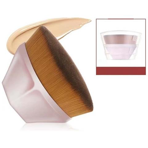 Pennello Magico Per Fondotinta: Applicazione Impeccabile E Senza Strisce Con Setole Morbide Pink - Foto 1