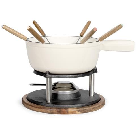 Set Per Fonduta Con 6 Forchette Per Panna - Men426c - Foto 1