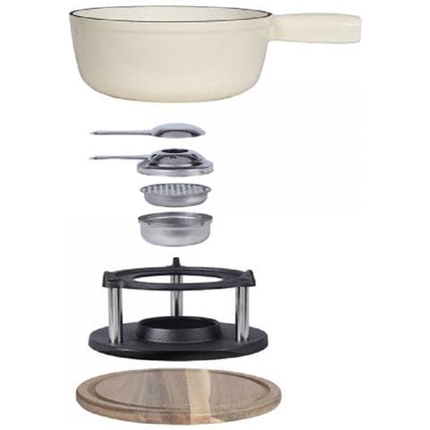 Set Per Fonduta Con 6 Forchette Per Panna - Men426c - Foto 3