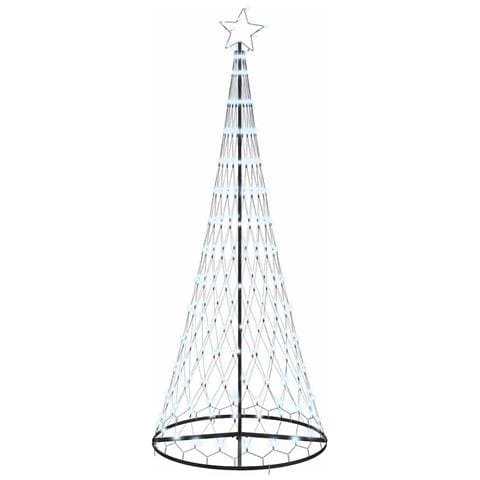 Albero di Natale LED Bianco freddo 100 x 100 x 250 cm Metallo - Foto 1