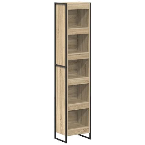 Armadio per Libri Sonoma 80 x 30 x 155 cm Legno multistrato - Foto 1