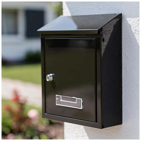 Cassetta Delle Lettere Metallica Impermeabile E Antiruggine 30×21,7×7 Cm - Foto 2