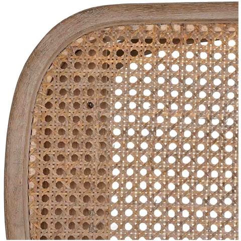 Sgabello In Legno Con Seduta In Rattan 55x37x47h Cm - Foto 7