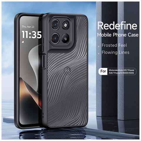 Cover per Moto G57 Power 5G - TPU+PC, Nero - Foto 4
