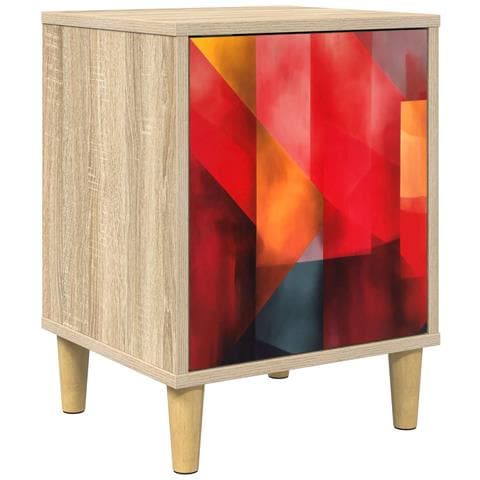 Armadio da Notte HEESCH Rovere Sonoma 36 x 33 x 50 cm - Foto 1