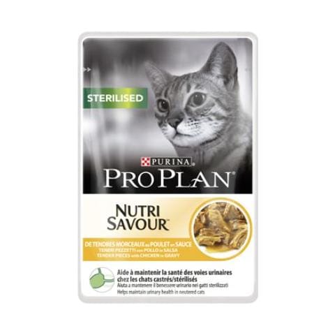 Cibo per gatti Nutrisavour Sterilised con Pollo in Salsa 85 gr - Foto 1