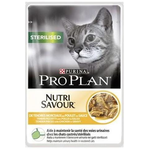 Cibo per gatti Nutrisavour Sterilised con Pollo in Salsa 85 gr - Foto 2