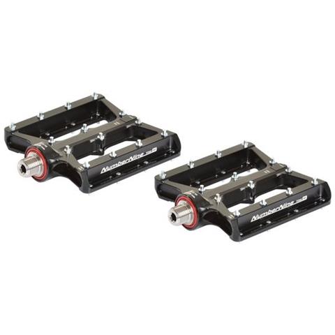 Pedali Mtb Flat Numbernine ² Titan S 35 - 42 Nero - Foto 1