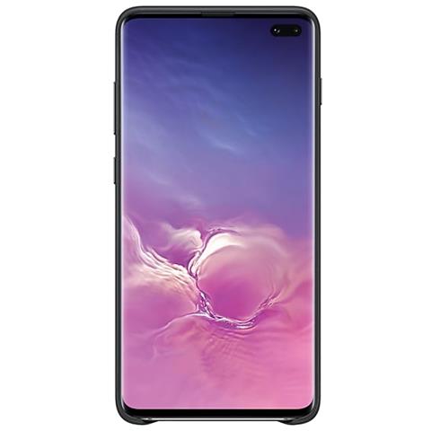 Cover Protettiva in Pelle Galaxy S10+ Nero - Foto 2