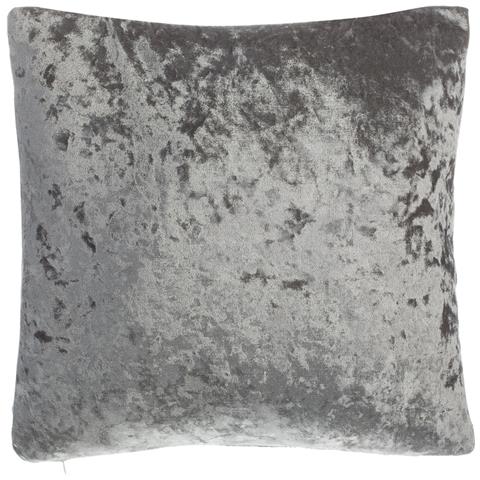 Set Di 2 Cuscini Decorativi In Velluto Grigio 45 X 45 Cm Hosta - Foto 2
