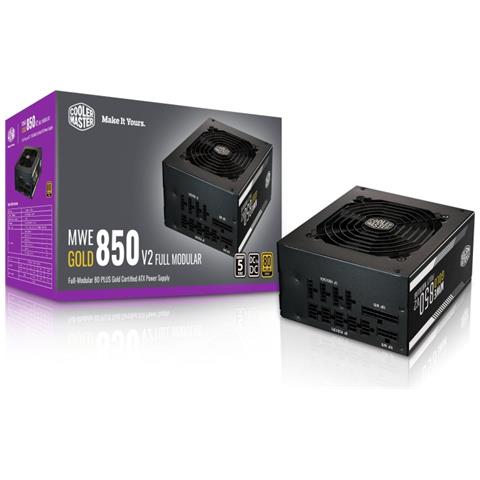 Alimentatore PC MWE Gold V2 80 PLUS Gold ATX 850 W Colore Nero - Foto 11