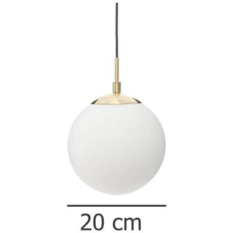 Pendente A Sfera - Ø 20 Cm - Bianco - Foto 7