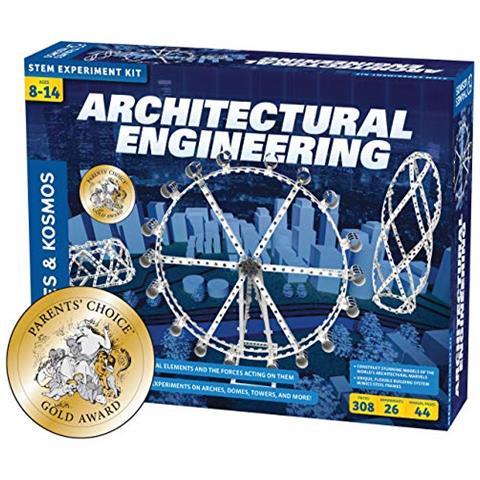 Architectural Engineering | Kit Per Esperimenti Scientifici E Modellismo | Costruisci 26 Modelli Di Strutture Ed Elementi Strutturali | Vincitore Del Premio Gold Per La Scelta Dei Genitori - Foto 1