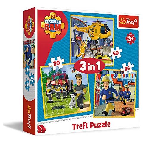 Fireman Sam Scatola Puzzle, Multicolore, 5900511348446 - Foto 1