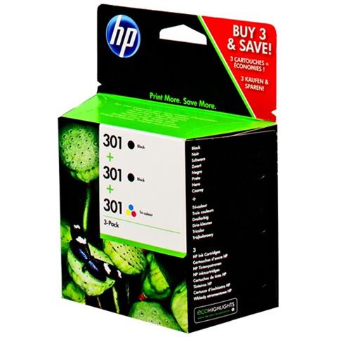 E5Y87EE HP 301 INK CART. 3-PACK - Foto 6
